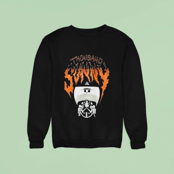 One Piece Thousand Sunny Metal Sweatshirt