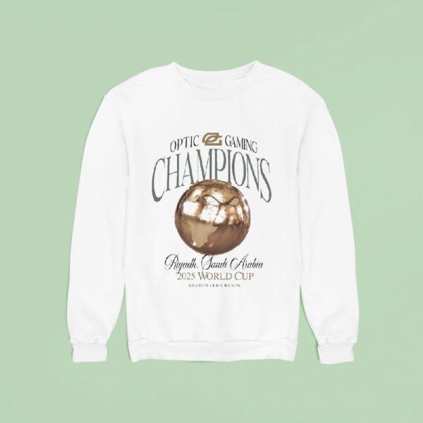 Optic Gaming Ewc Champions Riyadh Saudi Arabia World Tour Sweatshirt