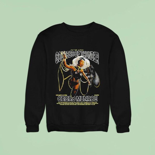 Ororo Munroe Goddess Of Thunder Sweatshirt