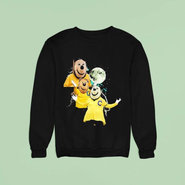 Oski Mascot California Golden Bears Under The Moon Sweatshirt