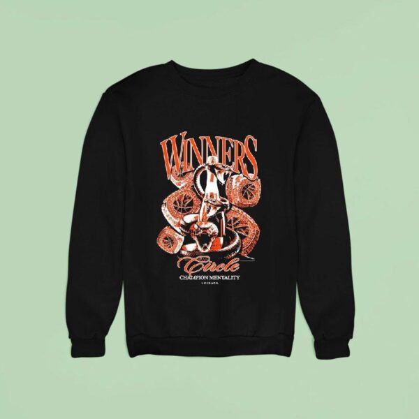 Outrank Winners Circle Champion Mentality Snake Rings Sweatshirt