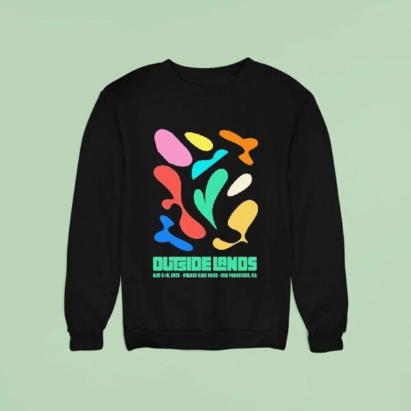 Outside Lands Festival Aug Golden Gate Park San Francisco Ca Shapes Even Sweatshirt