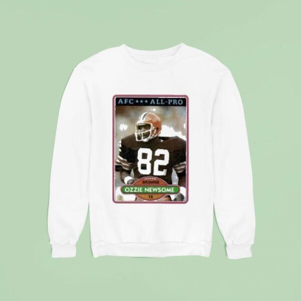 Ozzie Newsome Afc All Pro Cleveland Browns Sweatshirt