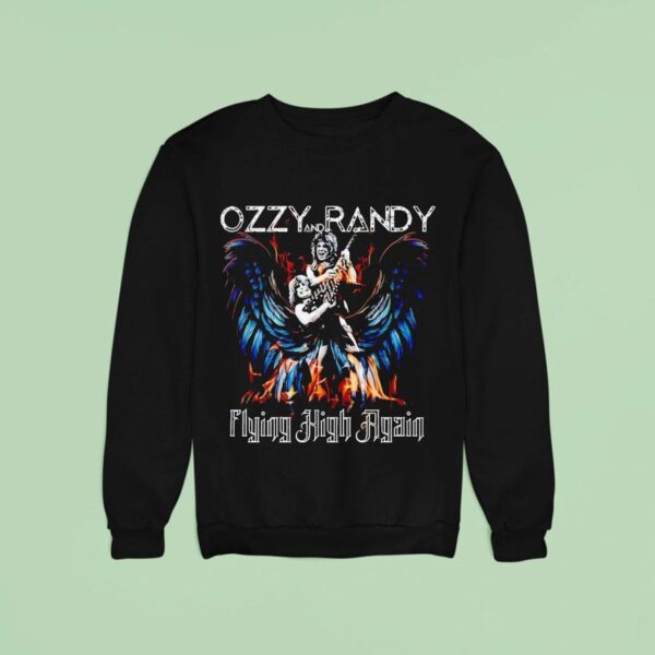 Ozzy And Randy Flying High Again Sweatshirt