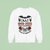 Ozzy Osbourne Prince Of Darkness Skull Roses Sweatshirt