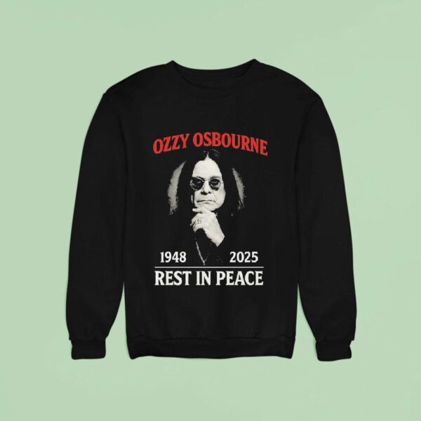Ozzy Osbourne Rest In Peace Sweatshirt