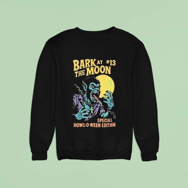 Ozzy Osbourne Bark At The Moon Horror Halloween Sweatshirt