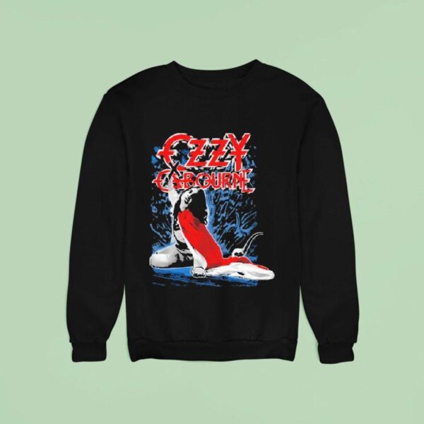 Ozzy Osbourne Blizzard Of Ozz Rock Roll Hall Of Fame Sweatshirt