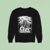 Ozzy Osbourne Scene With Bats On Gothic Background Dark Metal Throne Sweatshirt
