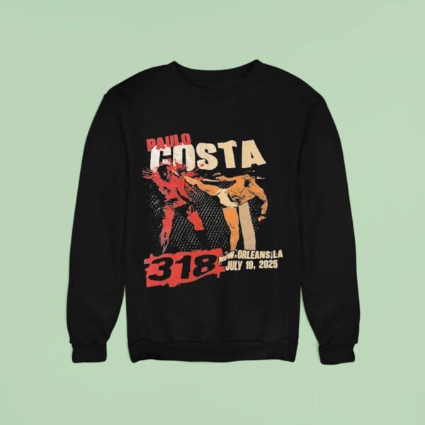 Paulo Costa New Orleans La July Sweatshirt