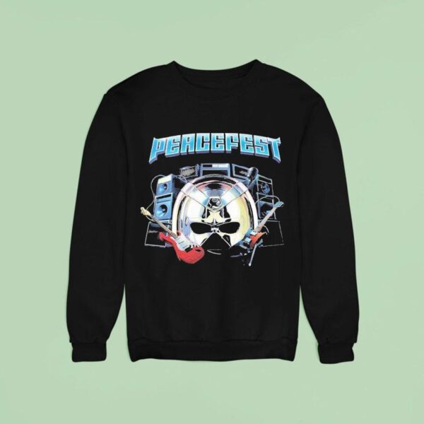 Peacemaker Mask Peacefest July At San Diego Ca Prepare To Be Rocked Dc Studios Sweatshirt