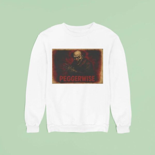 Peggerwise Horror Retro Pennywise Halloween Sweatshirt