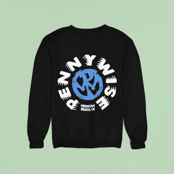 Pennywise Skate Wheel Hermosa Beach Ca Sweatshirt