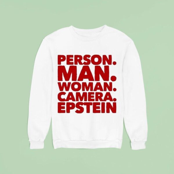 Person Man Woman Camera Epstein Sweatshirt