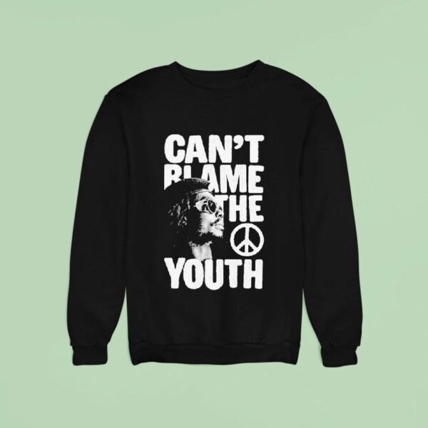 Peter Tosh Can T Blame The Youth Big Type Sweatshirt