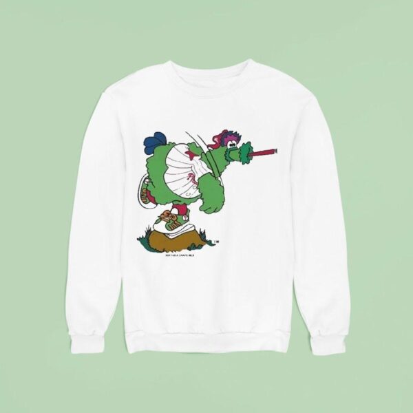 Philadelphia Phillies Phillie Phanatic Phillies Pitching Masco Sweatshirt