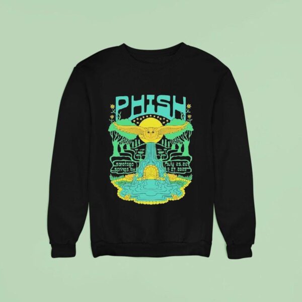 Phish Jul Broadview Stage At Spac In Saratoga Springs Ny Owl Sweatshirt