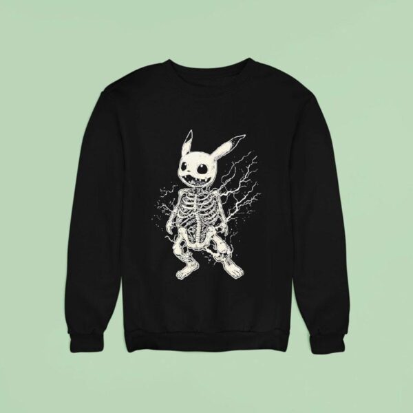 Pikachu Skeleton Cartoon Sweatshirt