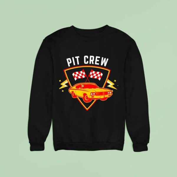 Pit Crew Race Car Birthday Celebration Sweatshirt