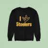 Pittsburgh Slers I Love Sign Slers Sweatshirt