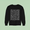 Placebo Black White Glitch Sweatshirt