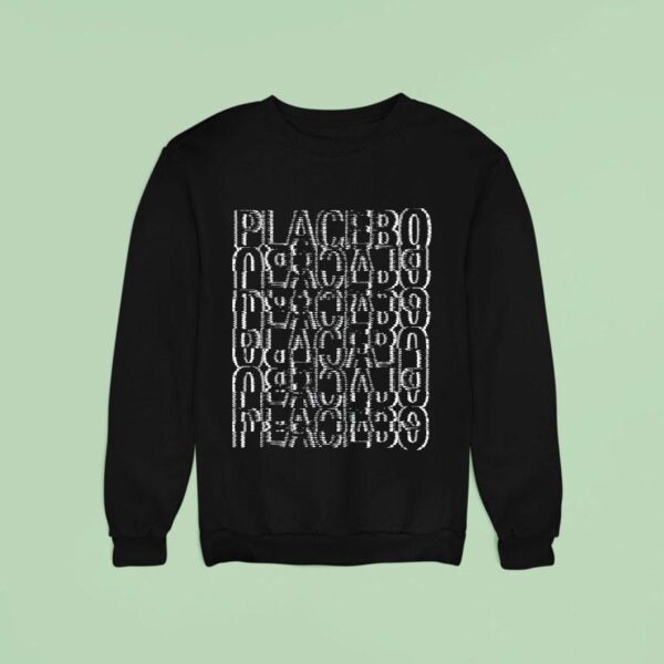 Placebo Black White Glitch Sweatshirt