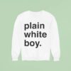 Plain White Boy Sweatshirt