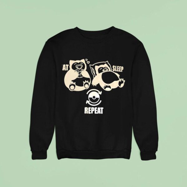 Pokemon Snorlax Eat Sleep Repea Sweatshirt