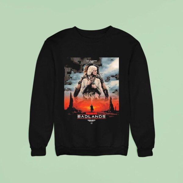 Predator Badlands Only In Theaters On November Apocalyptic Alien Action Sci Fi Sweatshirt