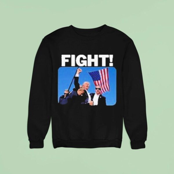 President Trump Fight St Anniversary Shooting Sweatshirt