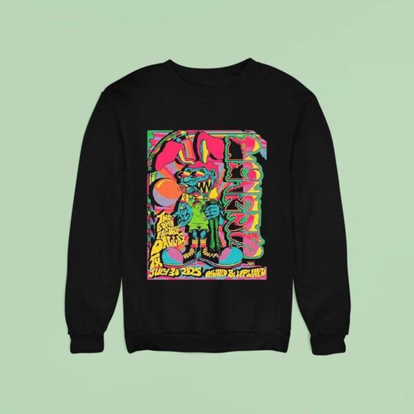 Primus Dallas Texas Tonight Show At The Bomb Factory On July Onward And Upward Tour Bunny Sweatshirt