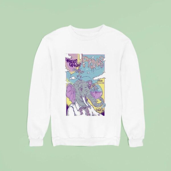 Primus Onward And Upward Tour Detroit Michigan Th July Elephan Sweatshirt