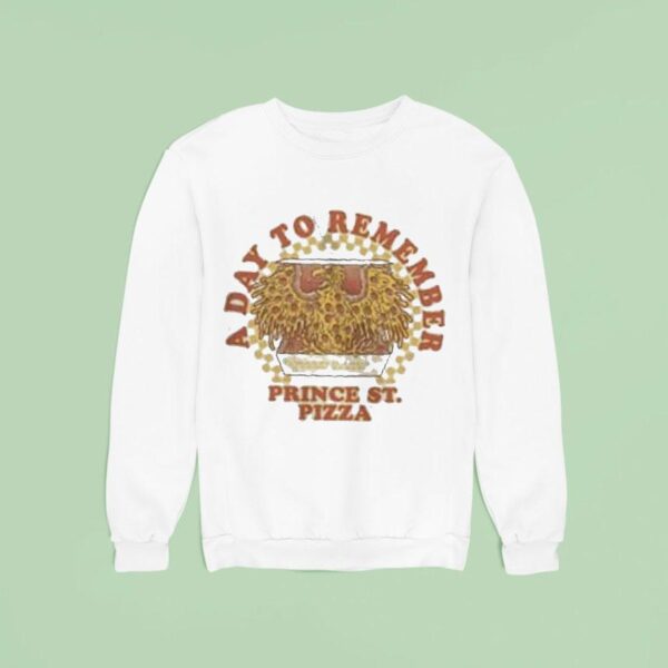 Prince St Pizza Psp X A Day To Remember Adtr The Sweet Heat Vans Warped Tour July At Long Beach Sweatshirt
