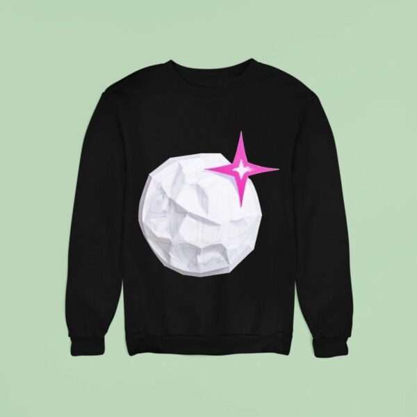 Prty Crushed Paper Disco Ball Sweatshirt