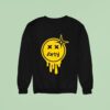 Prty Events Melted Smiley Disco Ball Sweatshirt
