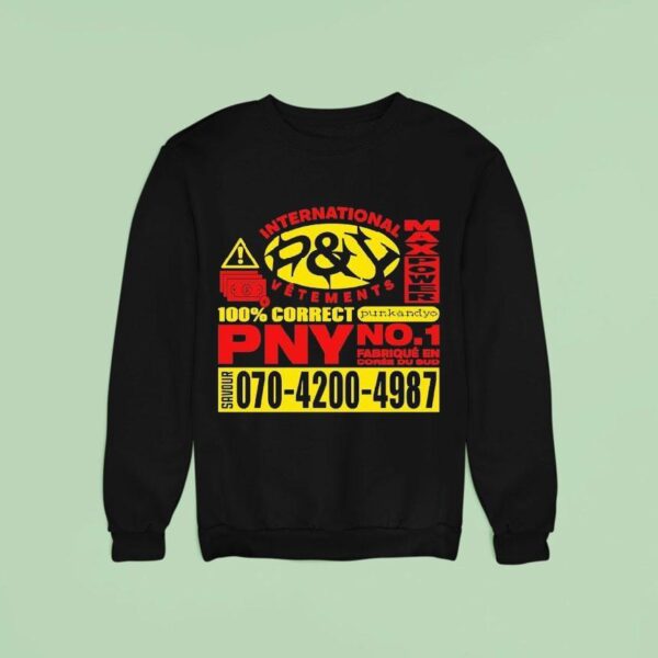 Punkandyo International Vetements Max Power Sweatshirt