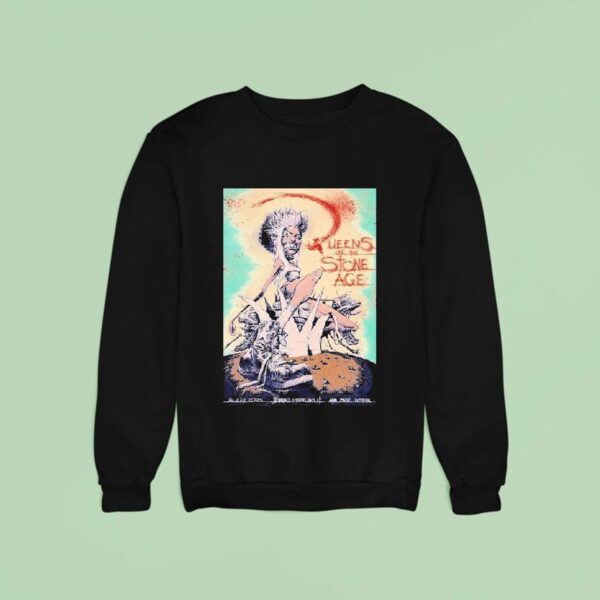 Queens Of The Stone Age Ama Music Festival In Romano D Ezzelino Italy On July Sweatshirt