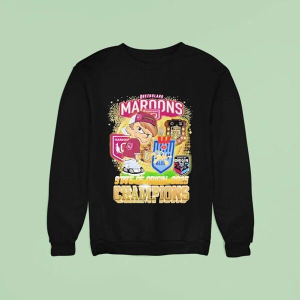 Queensland Maroons State Of Origin Champions Pee Sweatshirt