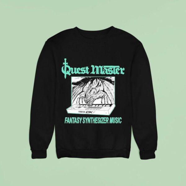 Quest Master Fantasy Synthesizer Music Draconic Oscillations Sweatshirt