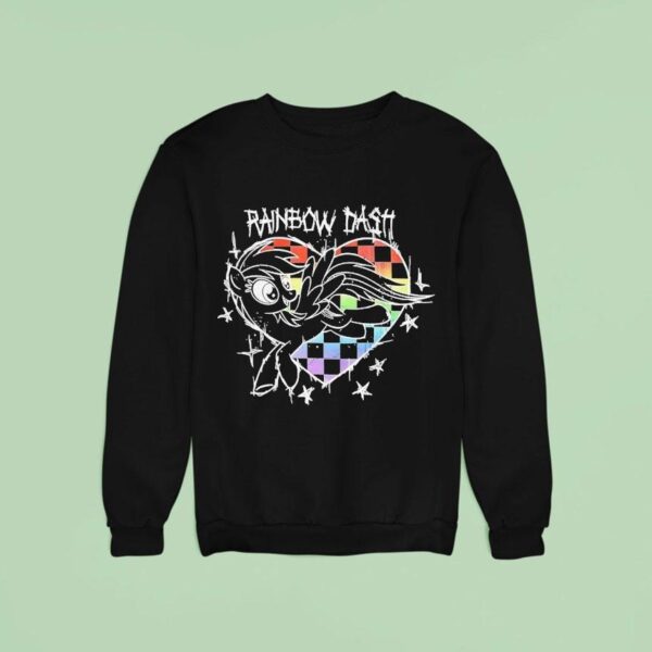 Rainbow Dash Pony Rainbow Sweatshirt