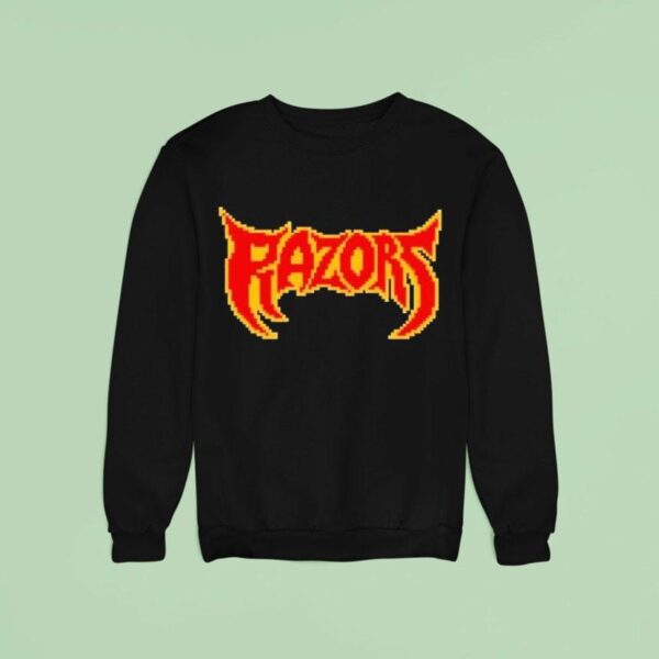 Razors Blockchain Pixel Logo Sweatshirt