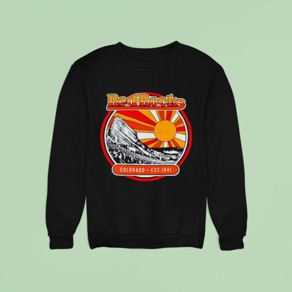 Red Rocks Whisky Colorado Sweatshirt