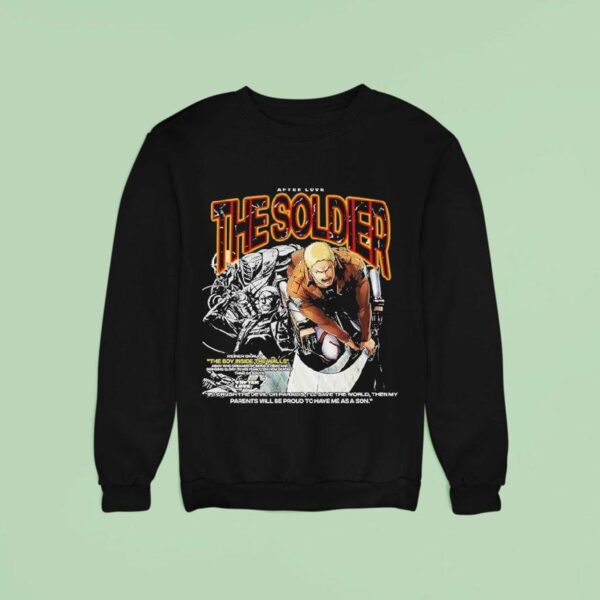 Reiner Braun The Boy Inside The Walls The Soldier Titan Attack On Titan After Love Sweatshirt