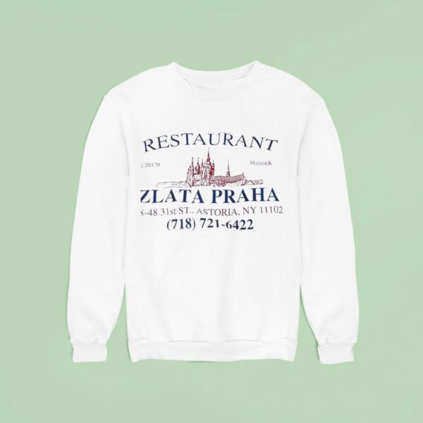 Restaurant Zlata Praha Czech Slovak Sweatshirt