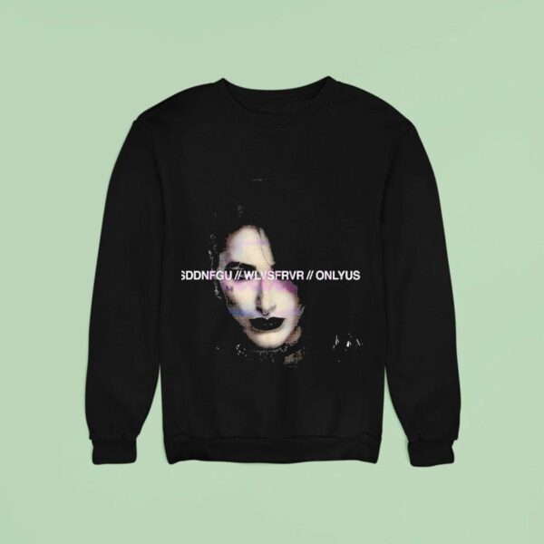 Rhea Ripley Dark Goth Makeup Wrestling Portrait Sweatshirt