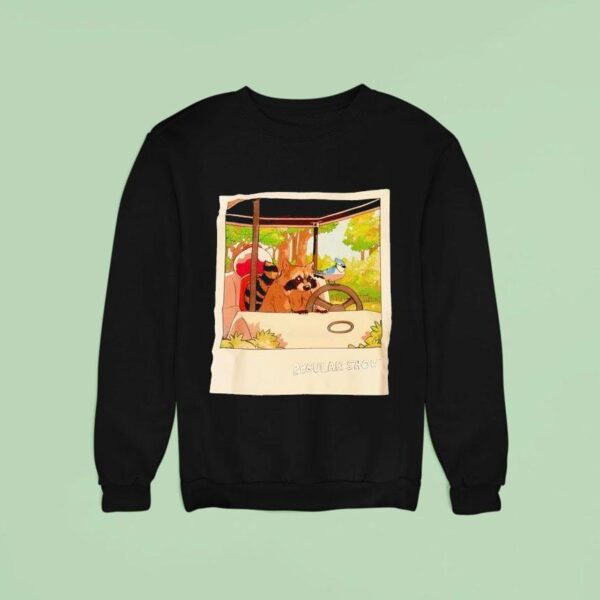 Rigby And Mordecai Regular Show Racoon Sweatshirt