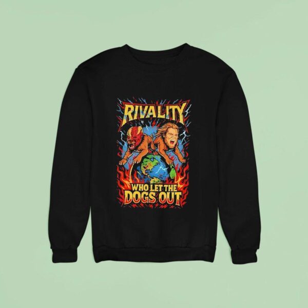 Rivality Who Let The Dogs Out Lions Monster Wrestling Sweatshirt