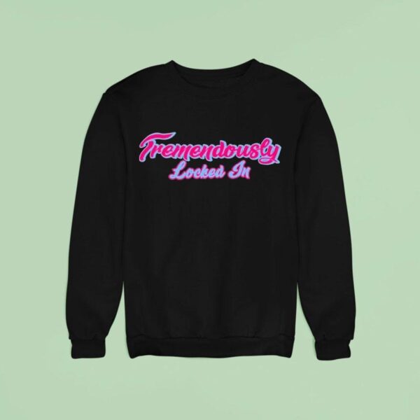 Romy Gonzalez Wearing Tremendously Locked In Sweatshirt