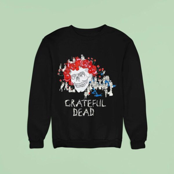 Rotter And Friends Grateful Dead Skull Sweatshirt