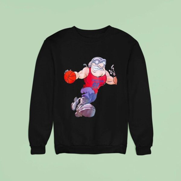 Rudy Flyer Mascot Dayton Flyers Basketball Sweatshirt
